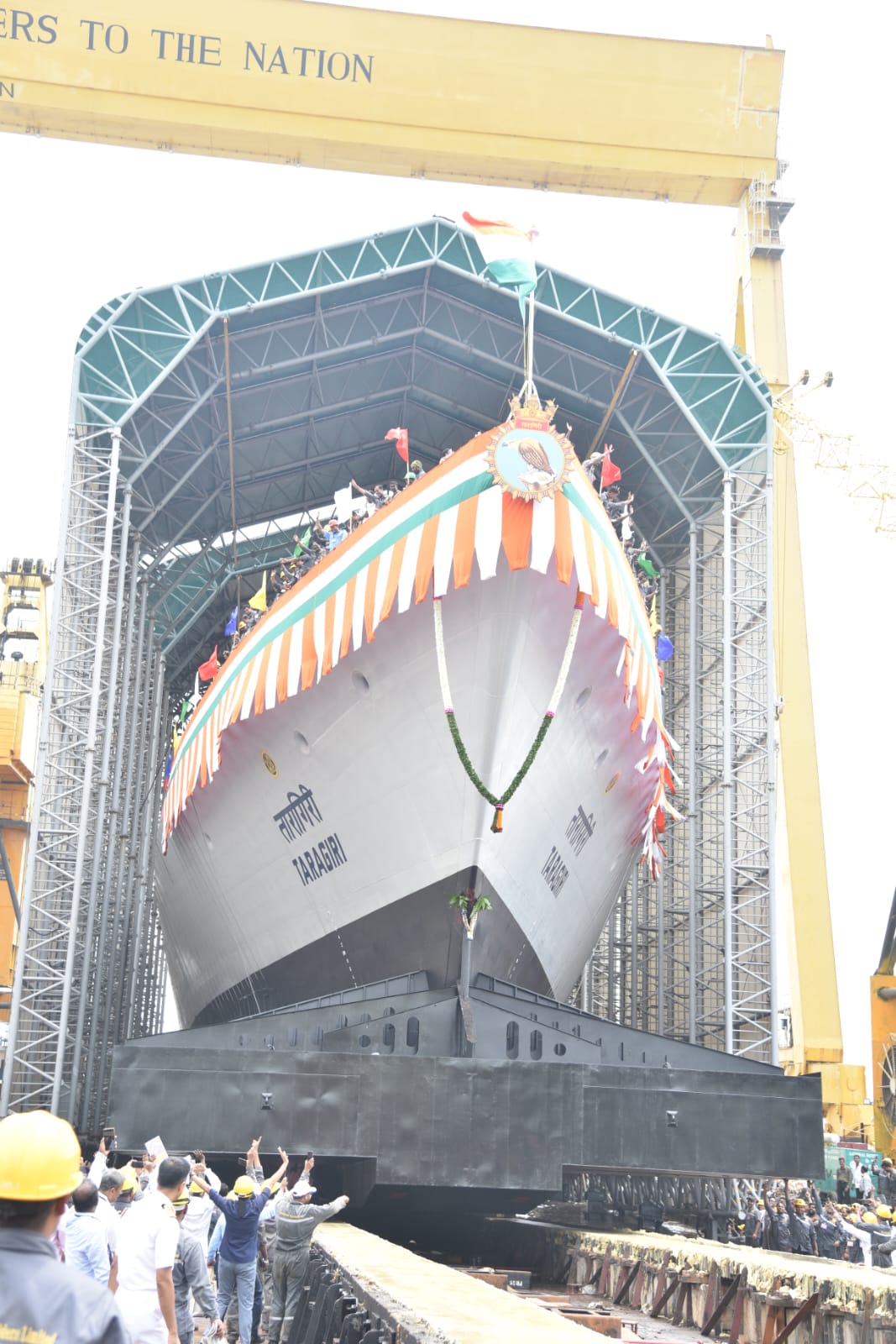 5th P17A 'Nilgiri' Class Frigate 'Taragiri' Launched